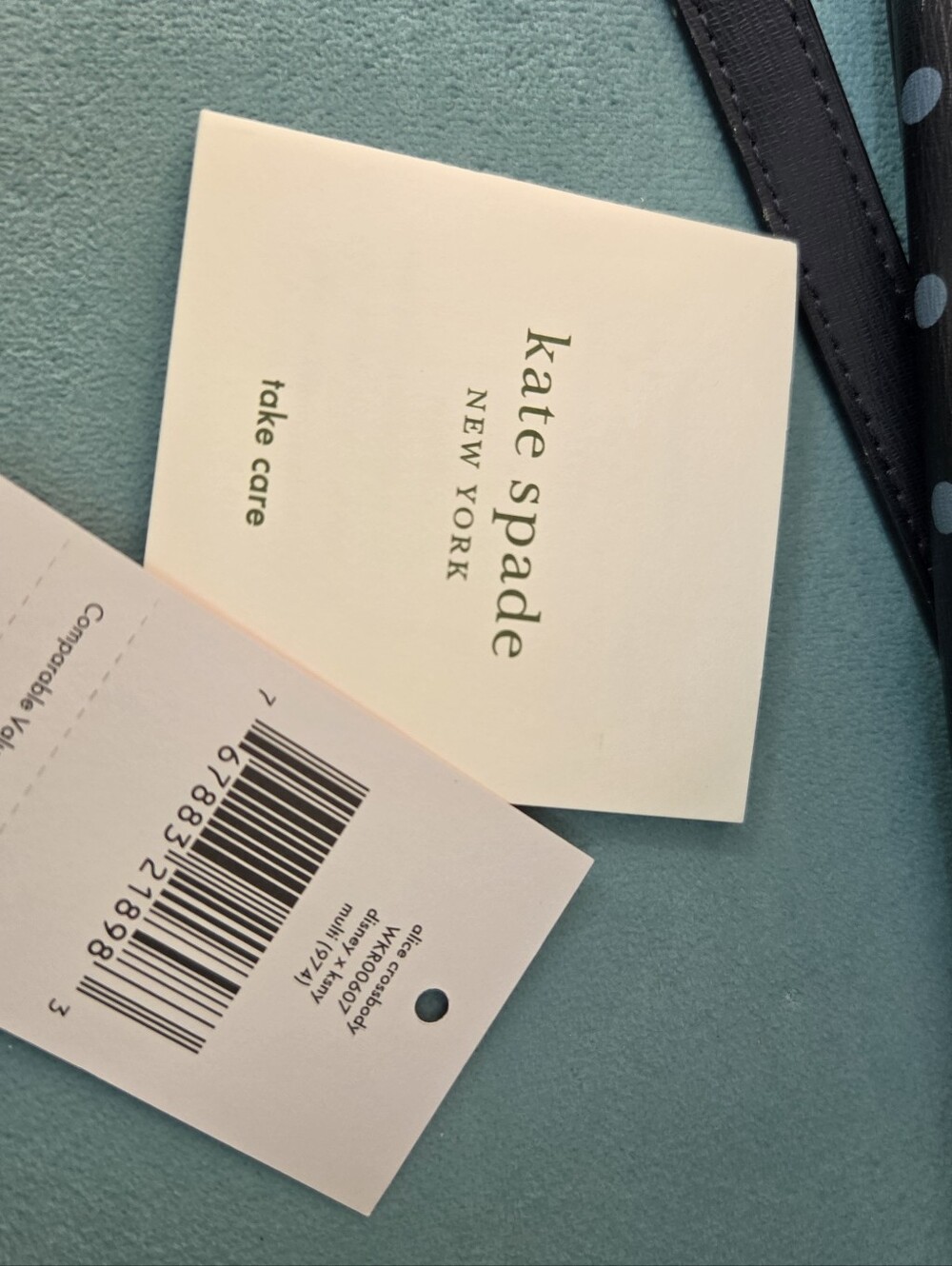 kate spade navy Alice in Wonderland Polka Dot Dome Crossbody - Picture 7 of 7